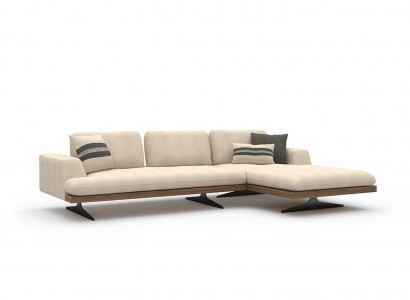 White luxury corner sofa L-shape living room modern sofa relax designer furnishings